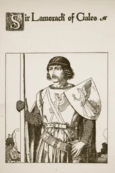 Sir Lamorack of Gales, illustration from 